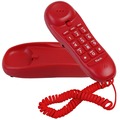 Blue Donuts Slimline Red Colored Phone For Wall Or Desk With Memory BD3496711